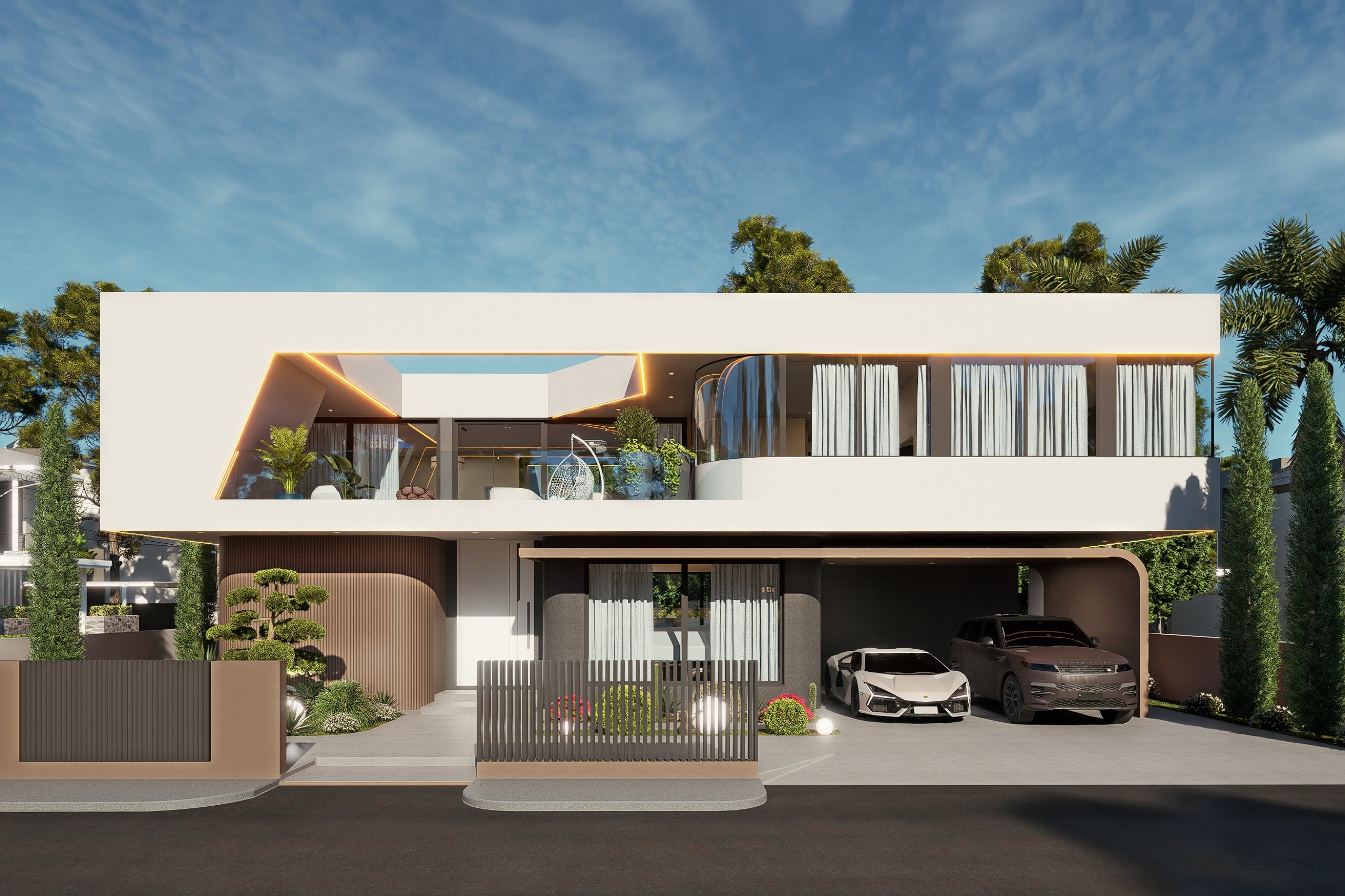 4 Bedroom Modern House (Building size - 298sqm) ID8575