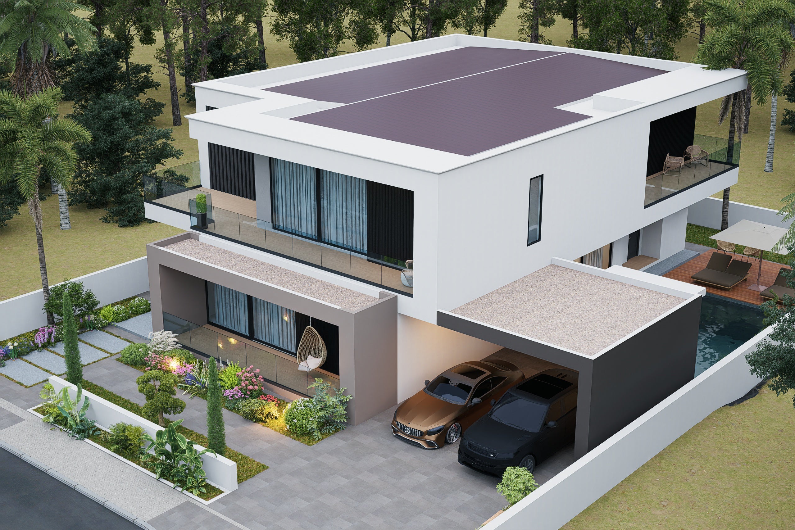 4 Bedroom Modern House (Building size - 252sqm) ID6788