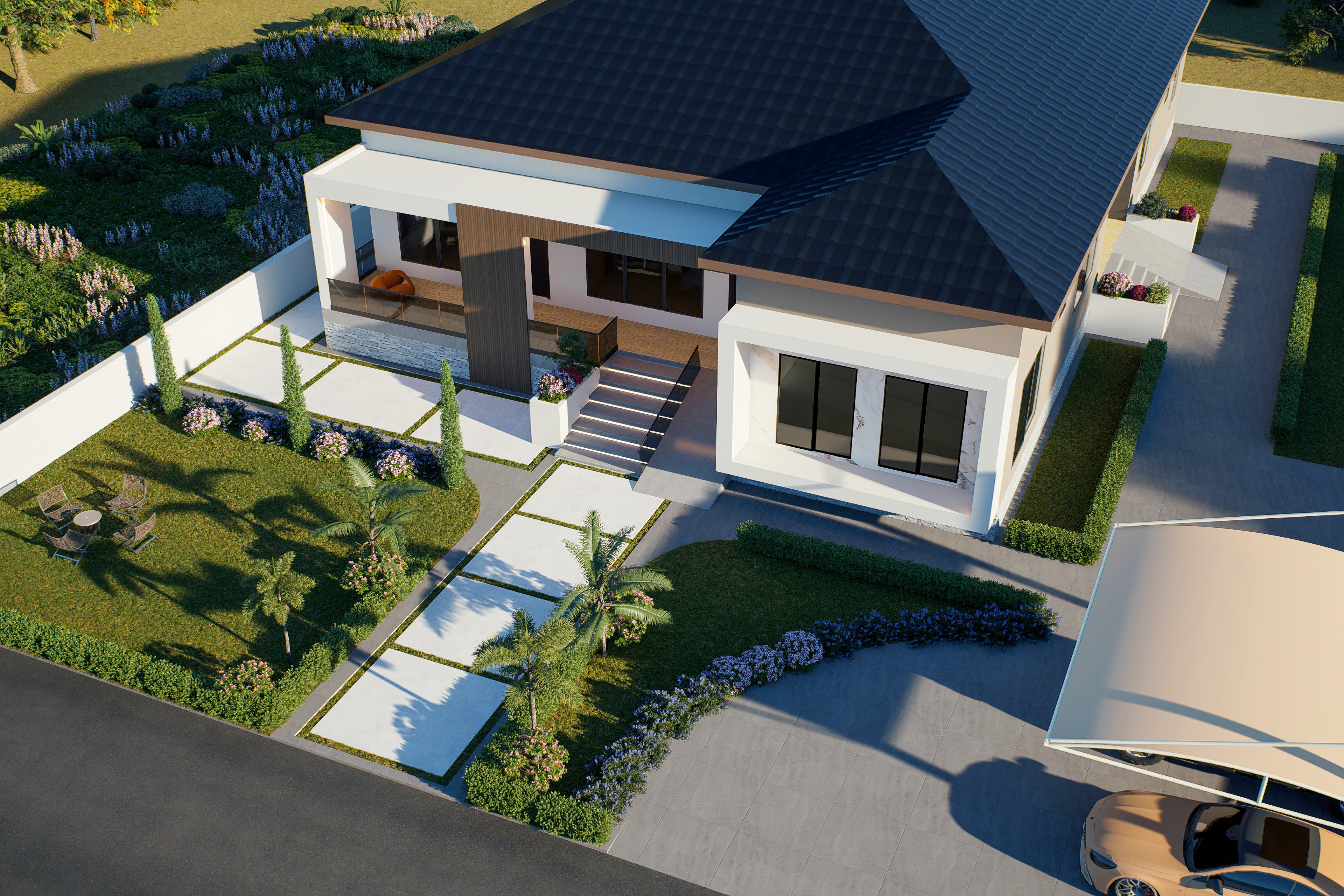 6 Bedroom Modern House (Building size - 459sqm) ID1104