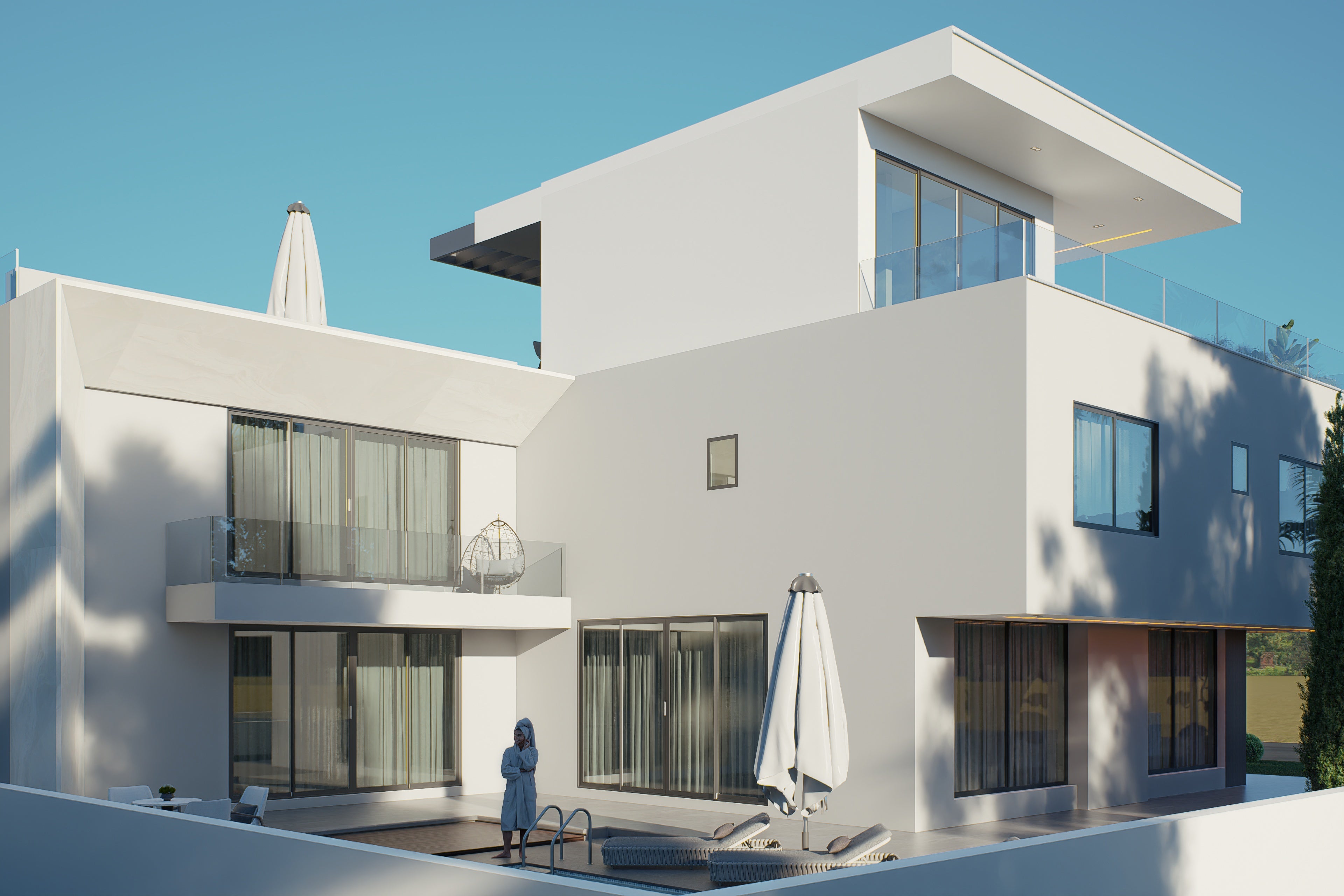 4 Bedroom Modern House (Building size - 330sqm) ID4536
