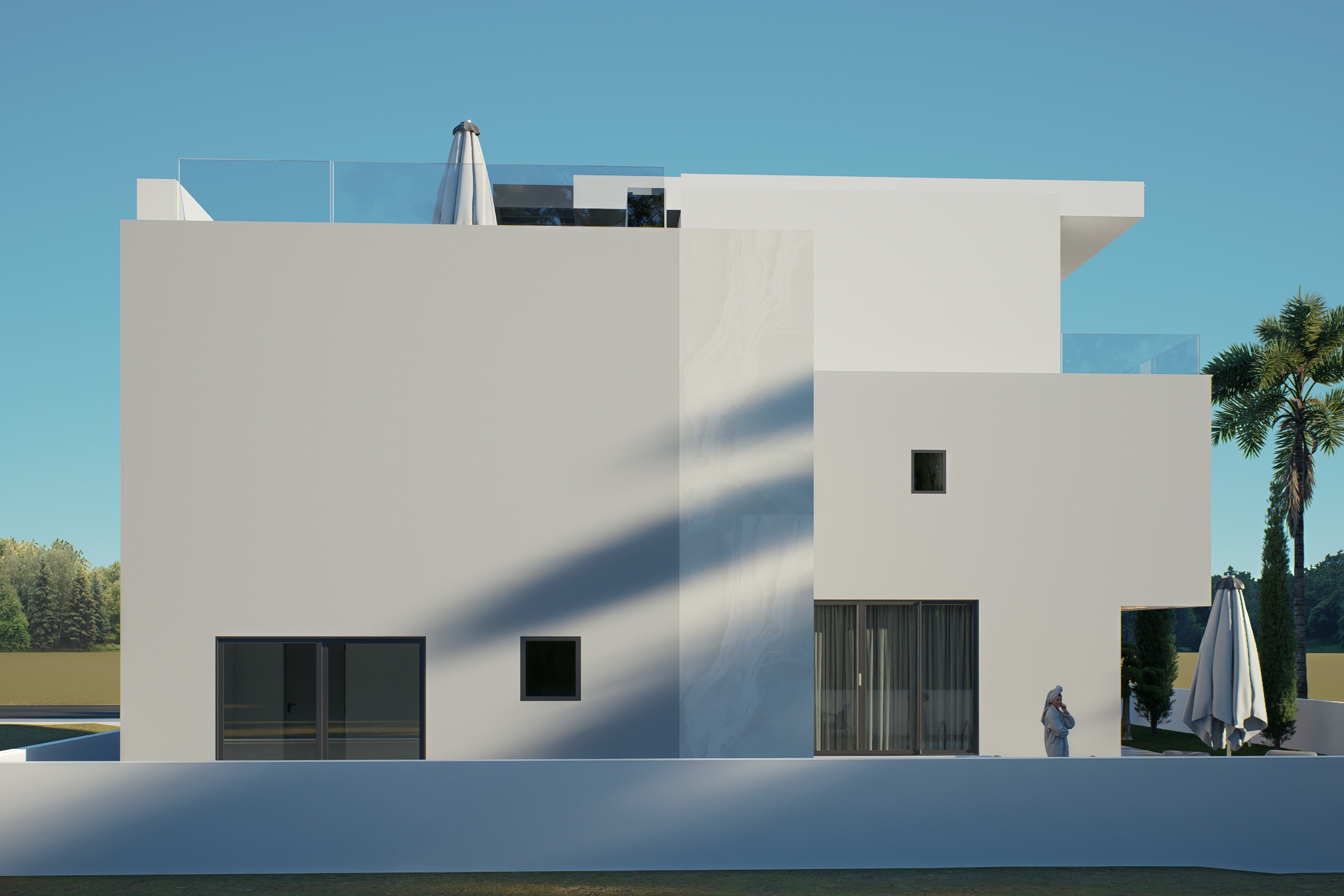 4 Bedroom Modern House (Building size - 330sqm) ID4536