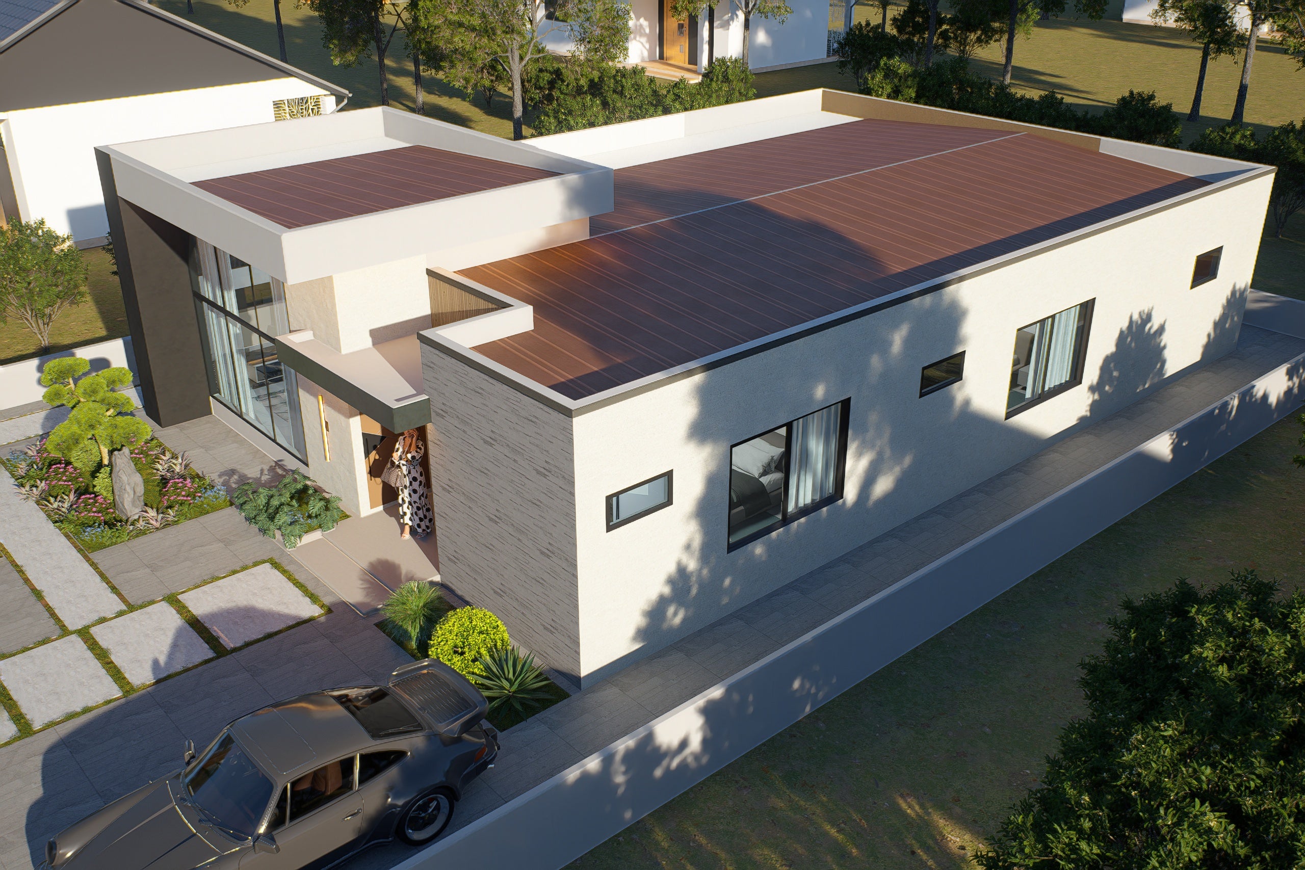 3 Bedroom Modern House (Building size - 160 sqm) ID 3222