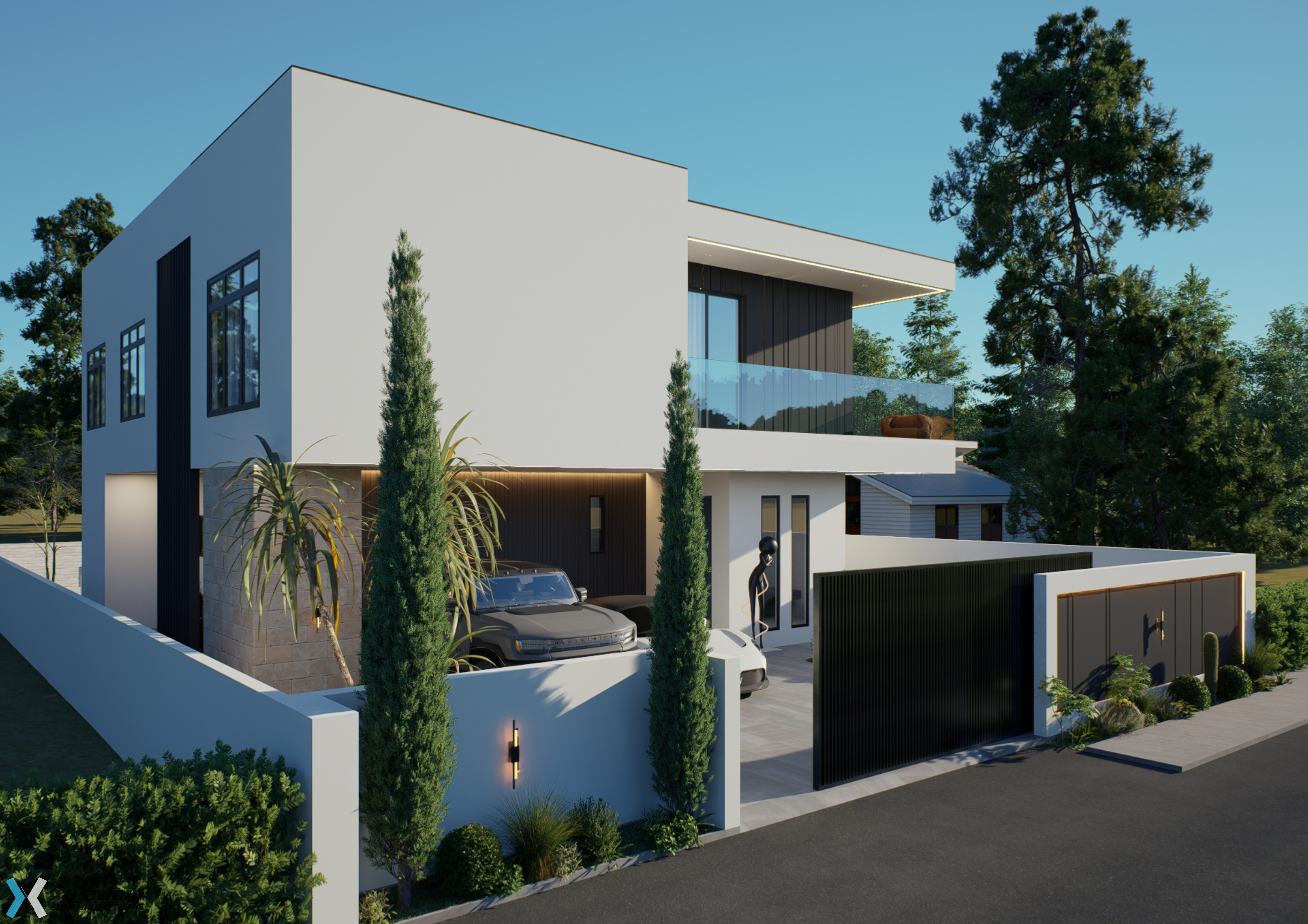 4 Bedroom Modern House (Building size -183sqm) ID 4875