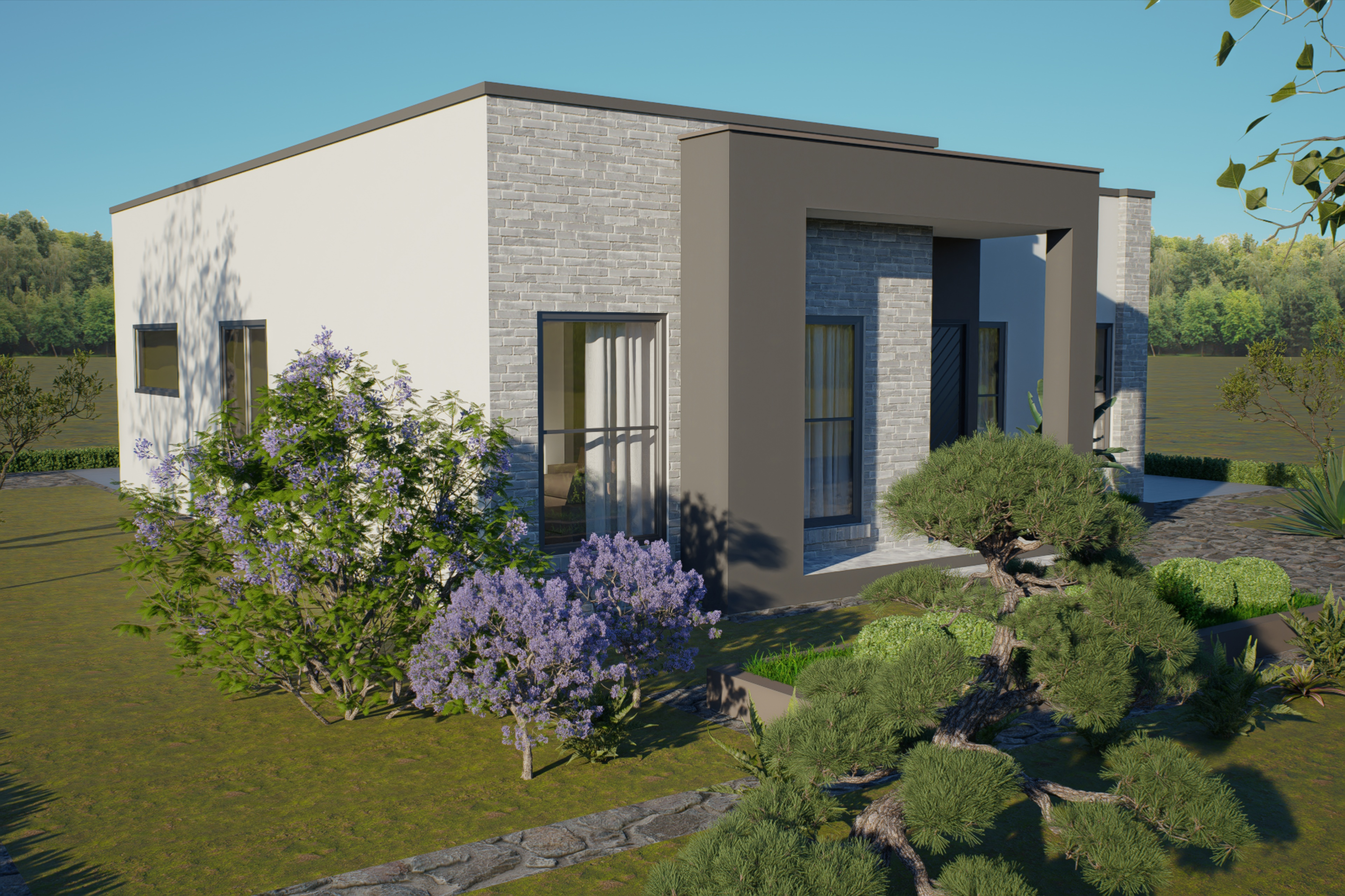 2 Bedroom Small House ( Building Size 143sqm) ID 1000