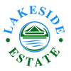 Logo of Lakeside Estate with blue and green colors on a white background.