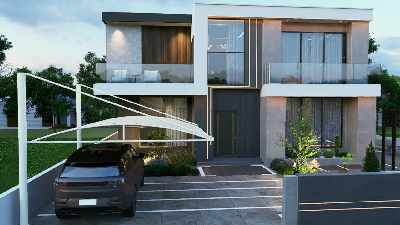 4 Bedroom Luxury Modern House (Building size - 130sqm) ID 9040