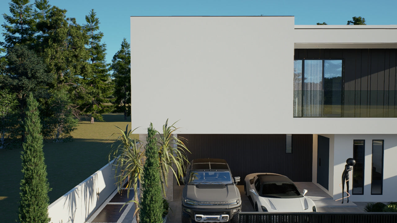 4 Bedroom Modern House (Building size -183sqm) ID 4875