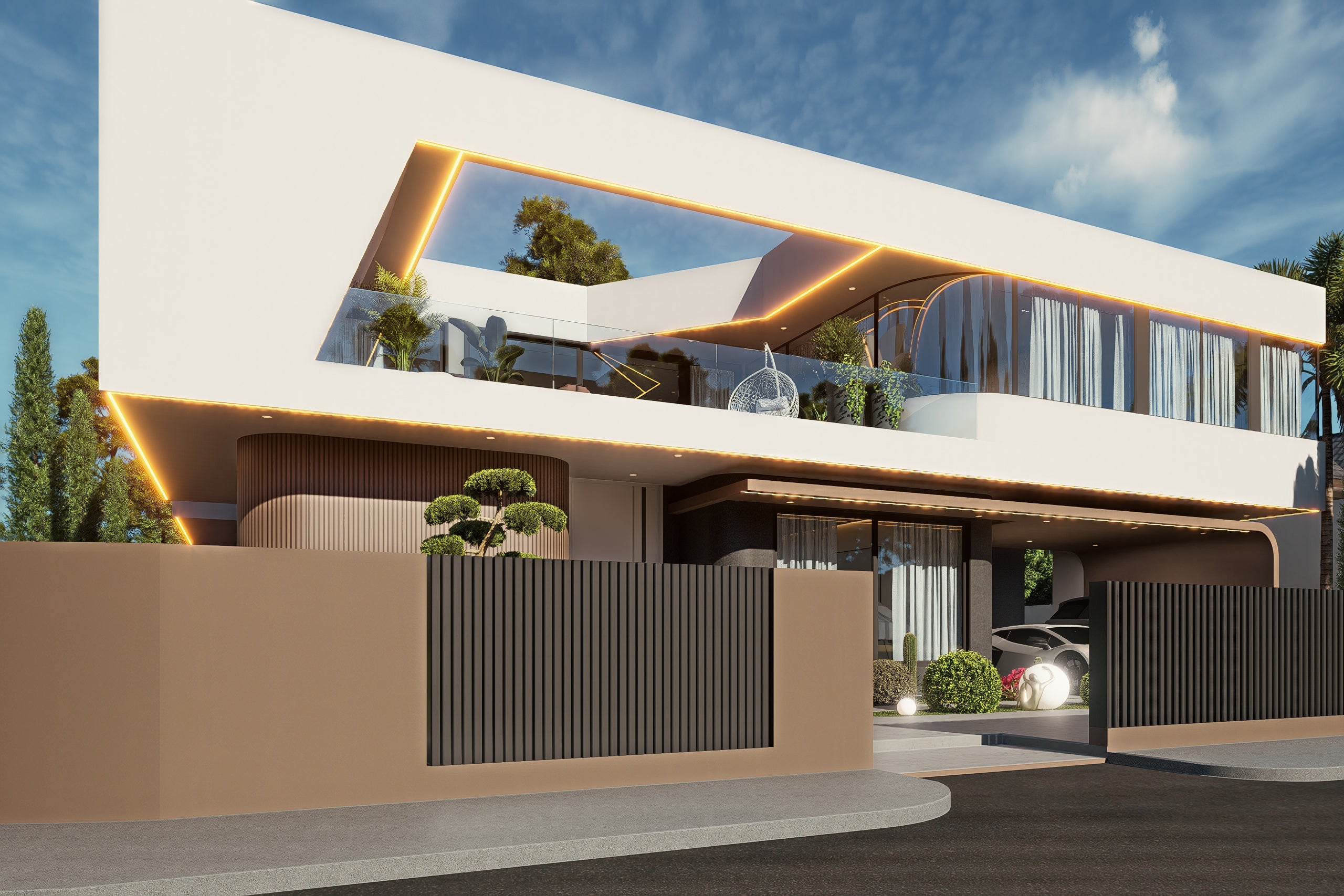 4 Bedroom Modern House (Building size - 298sqm) ID8575