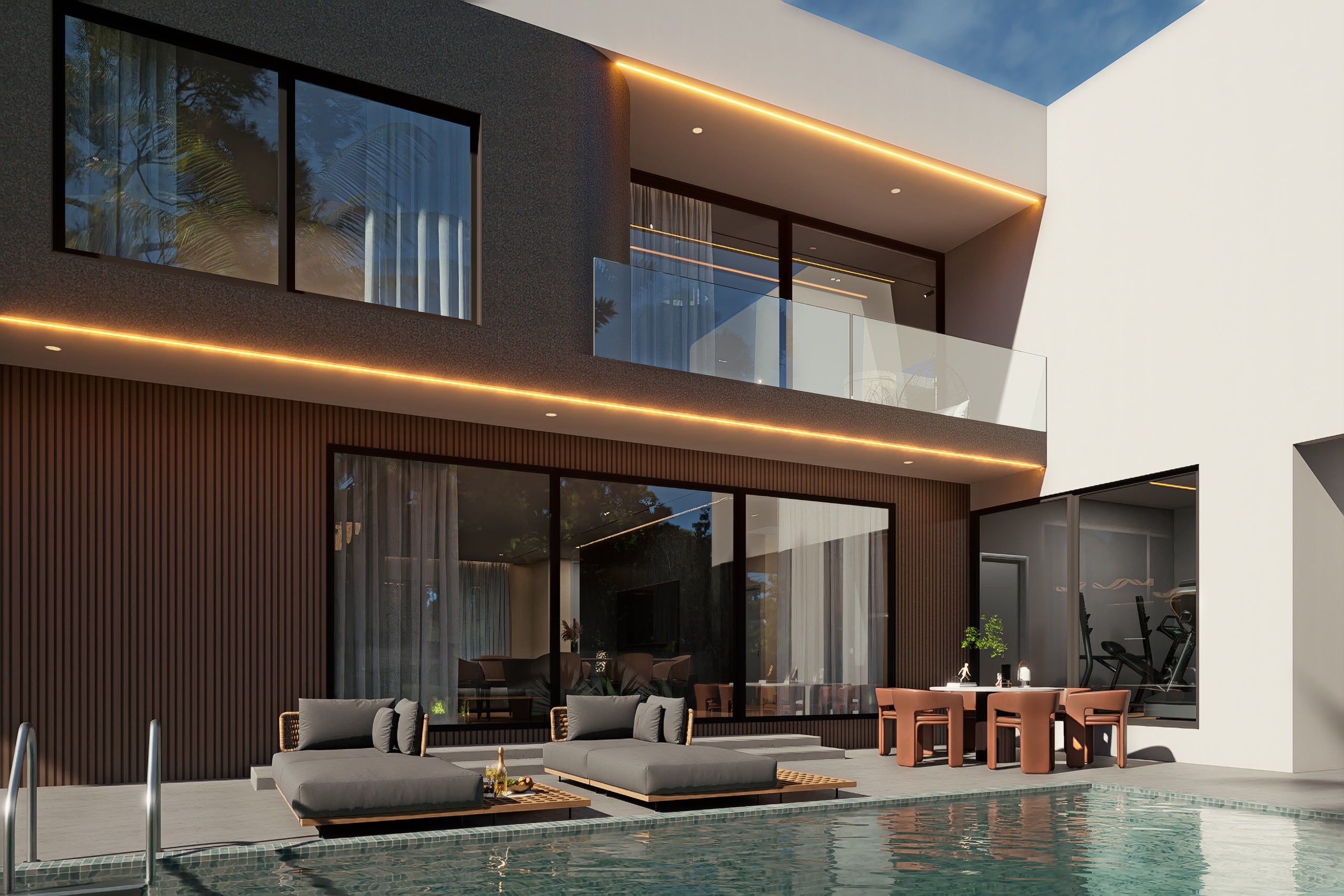4 Bedroom Modern House (Building size - 298sqm) ID8575