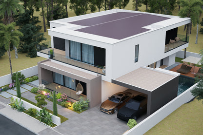 4 Bedroom Modern House (Building size - 252sqm) ID6788