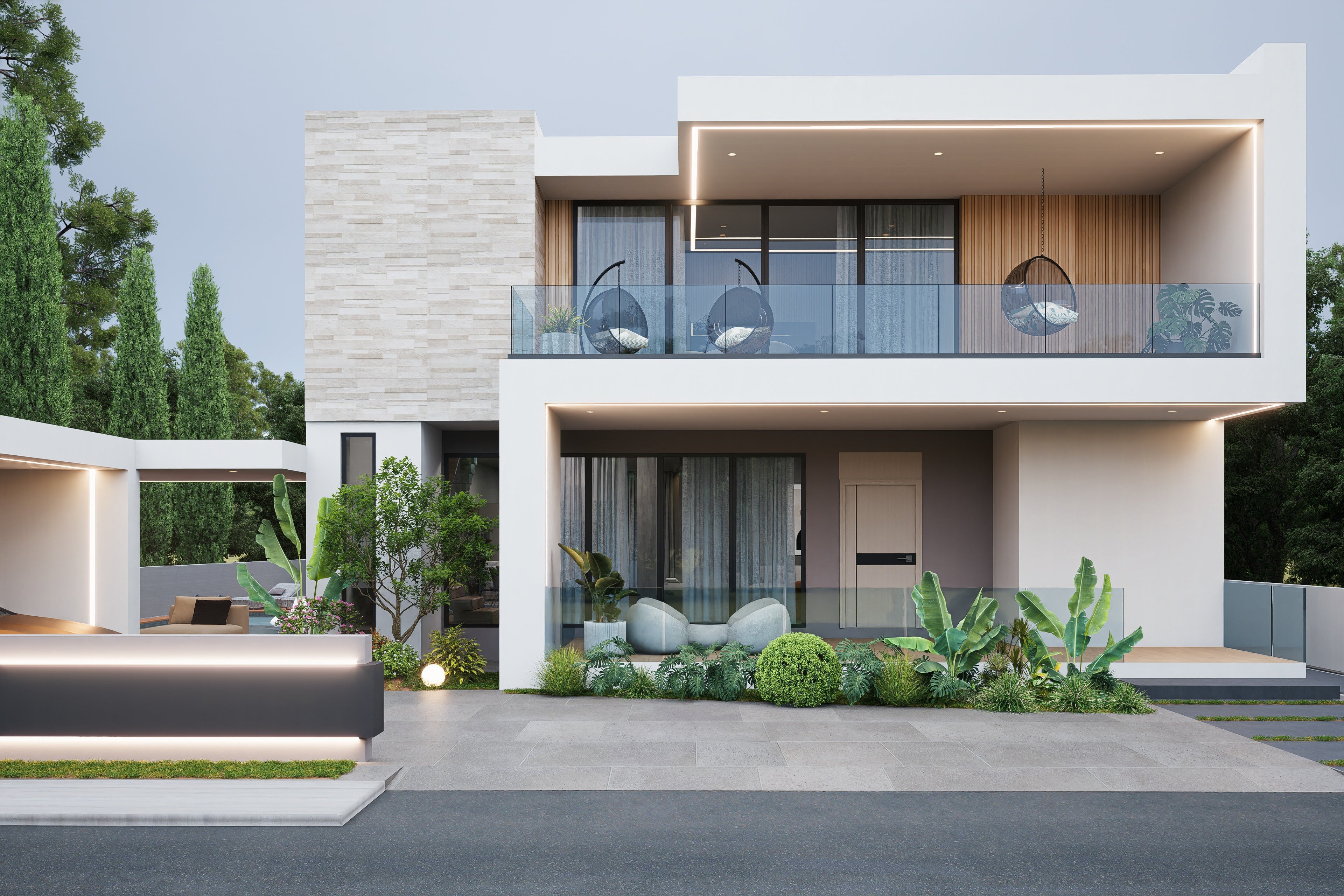 5 Bedroom Modern House (Building size - 240sqm) ID4008