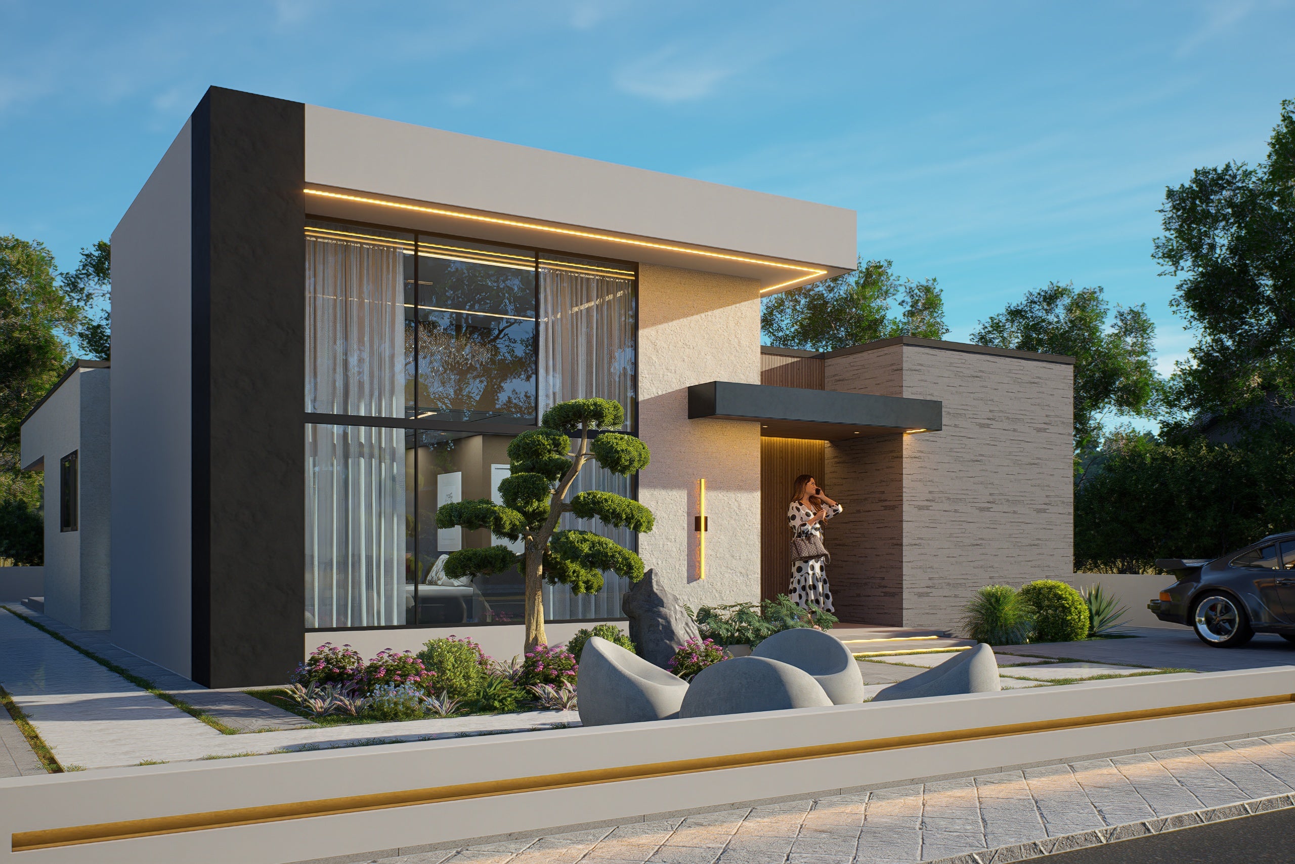 3 Bedroom Modern House (Building size - 160 sqm) ID 3222