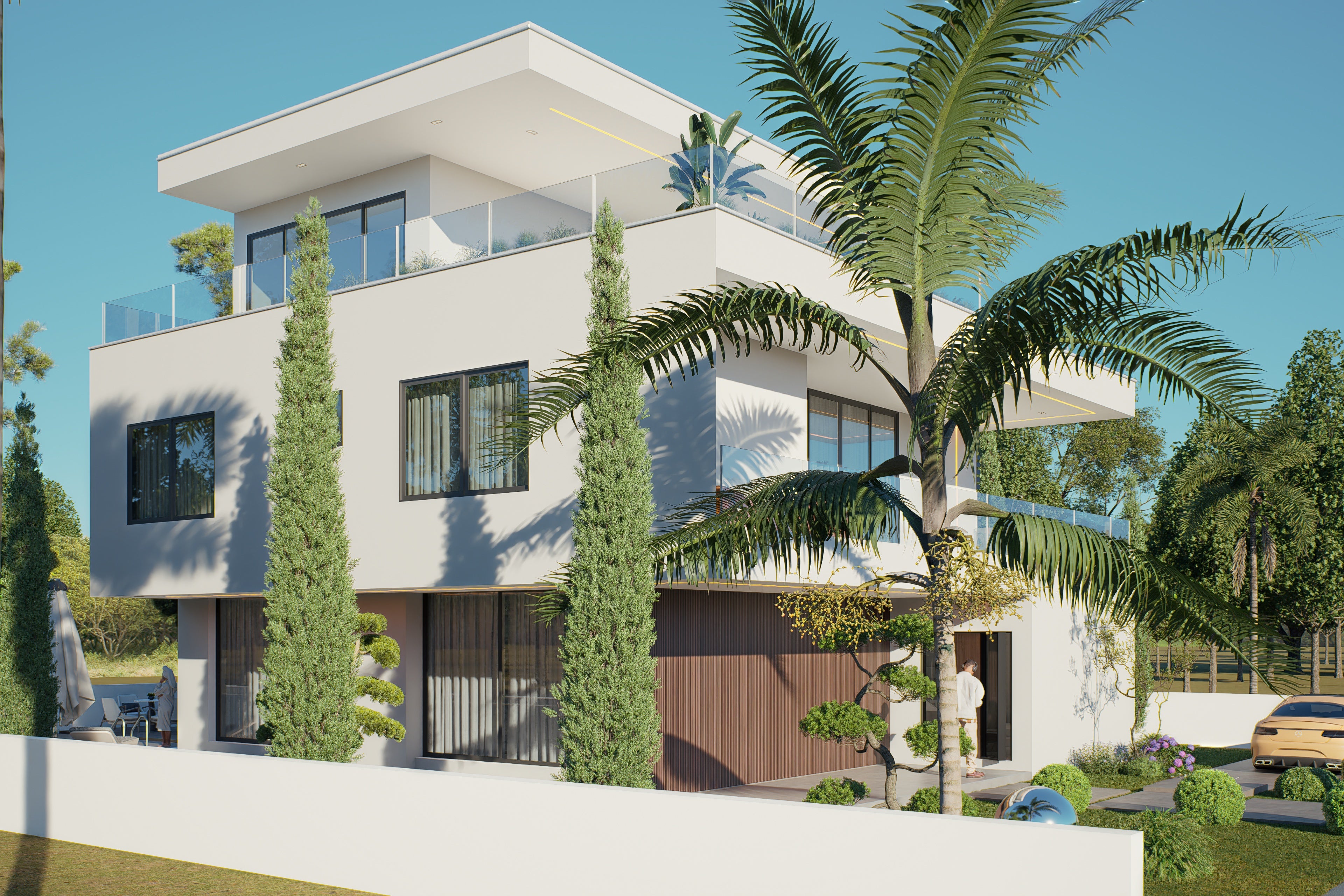 4 Bedroom Modern House (Building size - 330sqm) ID4536