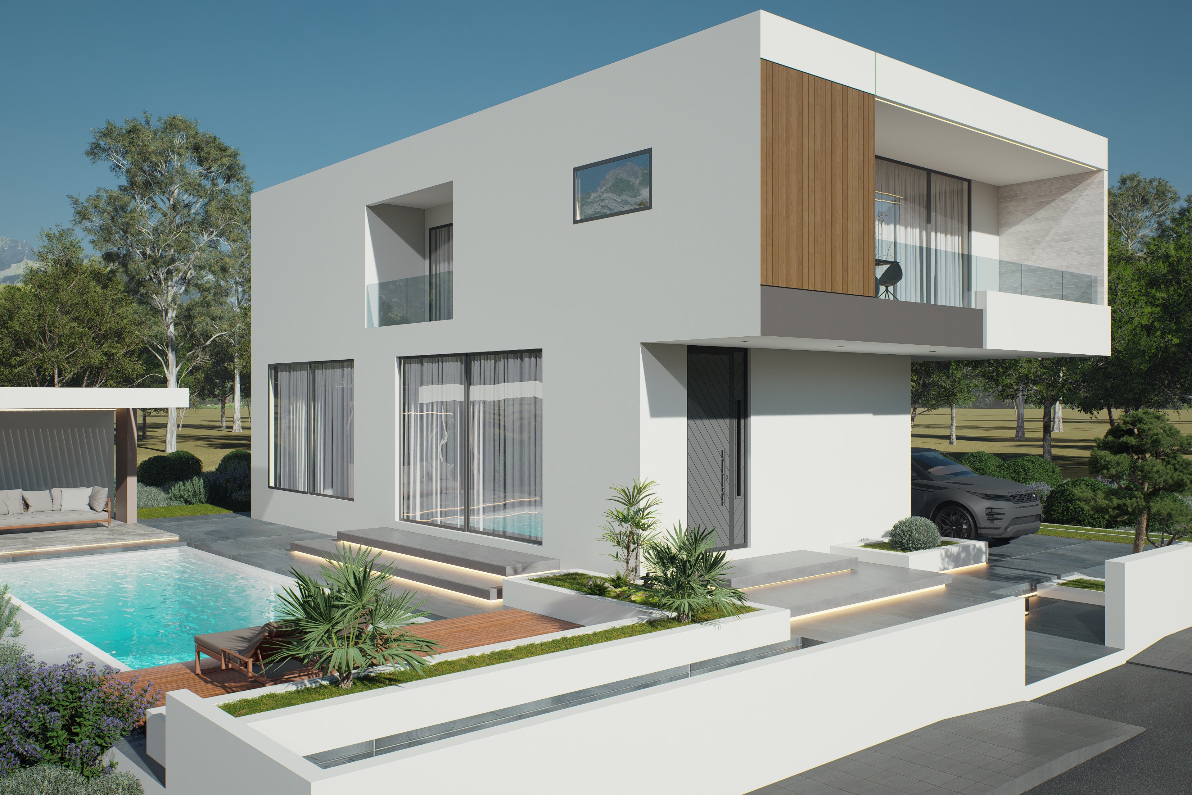 3 Bedroom Modern House (Building size - 117sqm) ID 8877
