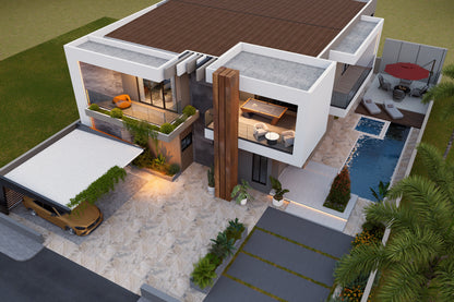 Luxury 5 Bedroom Modern House (Building size - 252sqm) ID4454