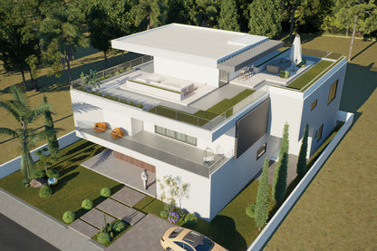 4 Bedroom Modern House (Building size - 330sqm) ID4536
