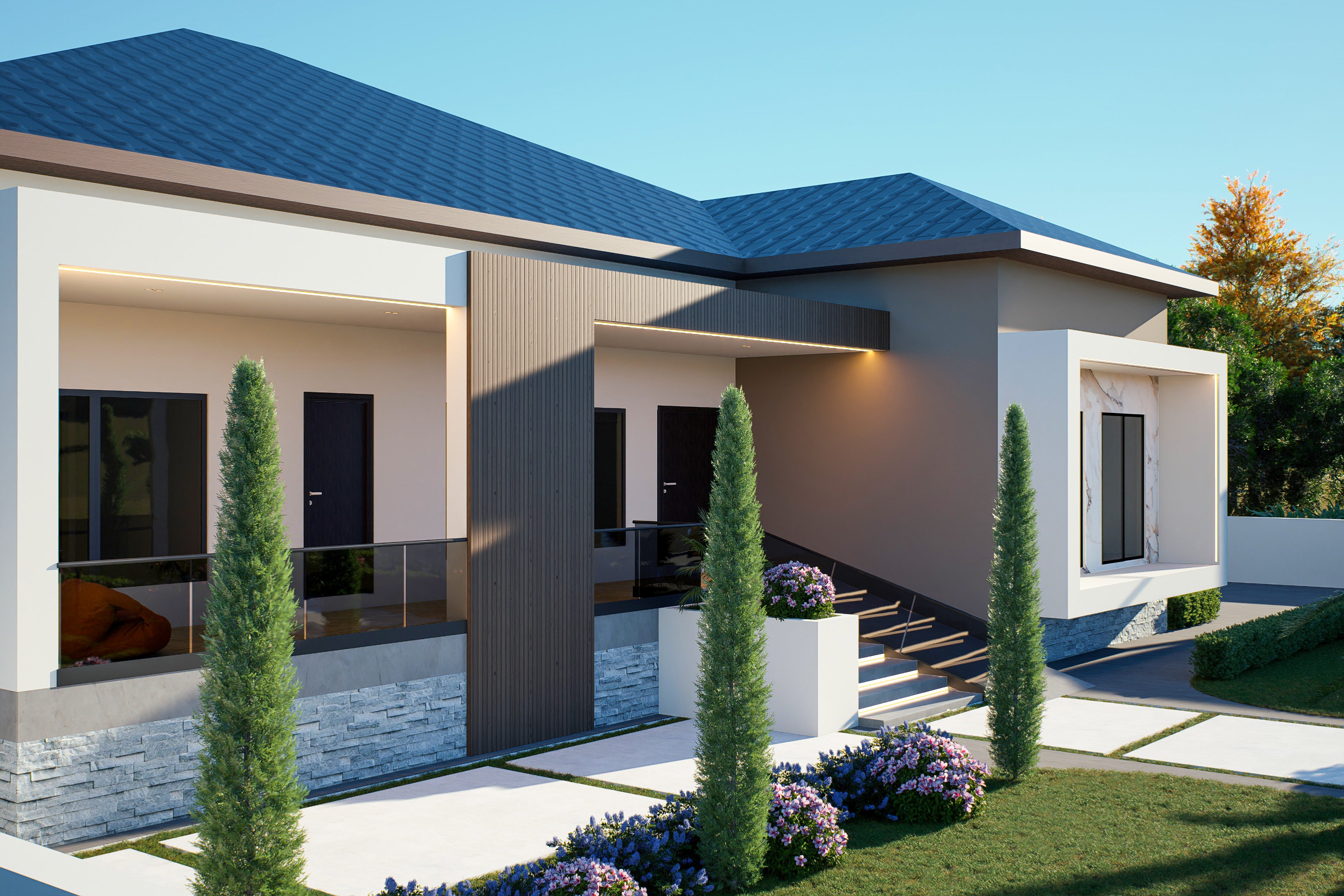 6 Bedroom Modern House (Building size - 459sqm) ID1104