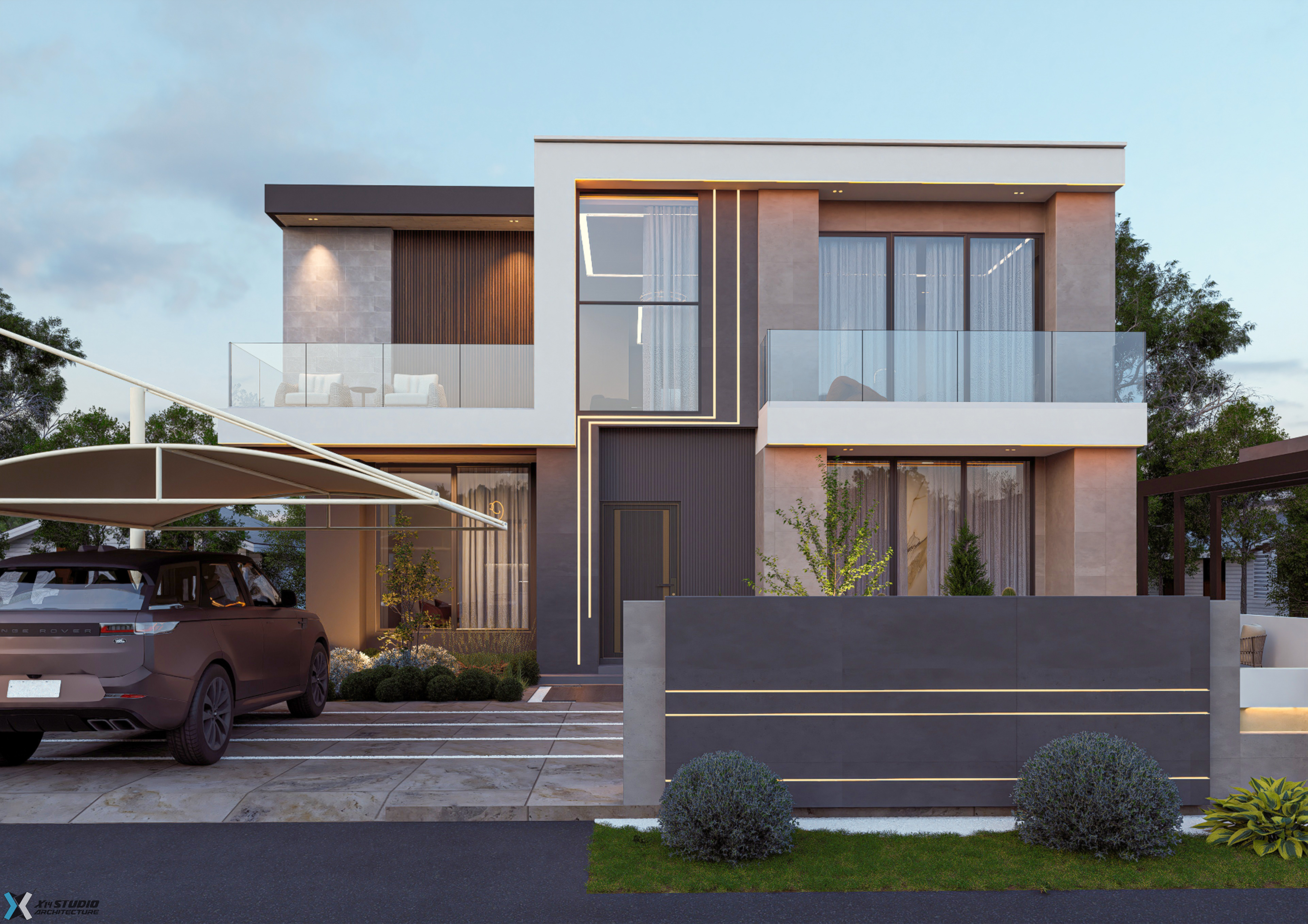 4 Bedroom Luxury Modern House (Building size - 130sqm) ID 9040