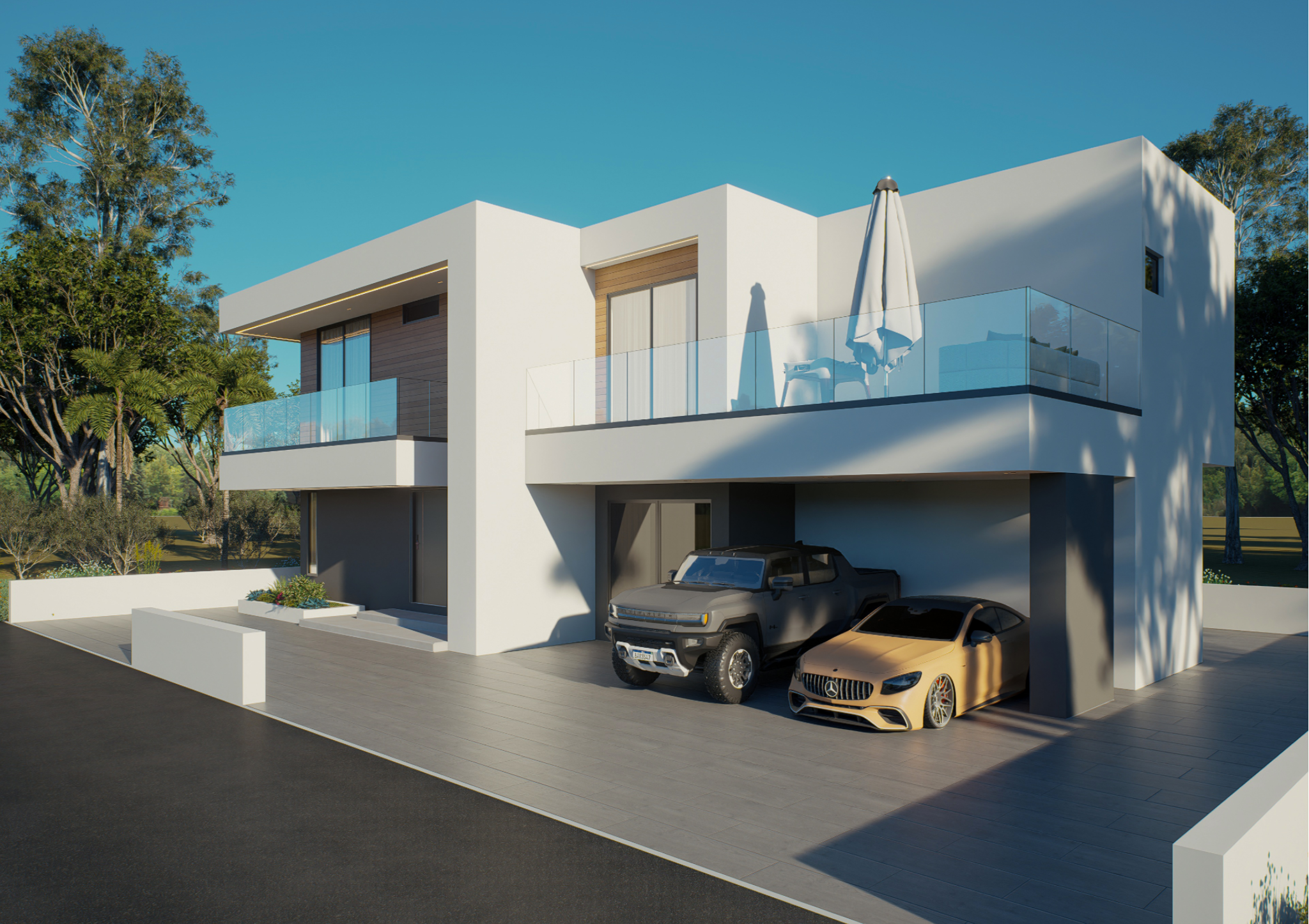 4 Bedroom Modern House (Building size - 190 sqm) ID 7356