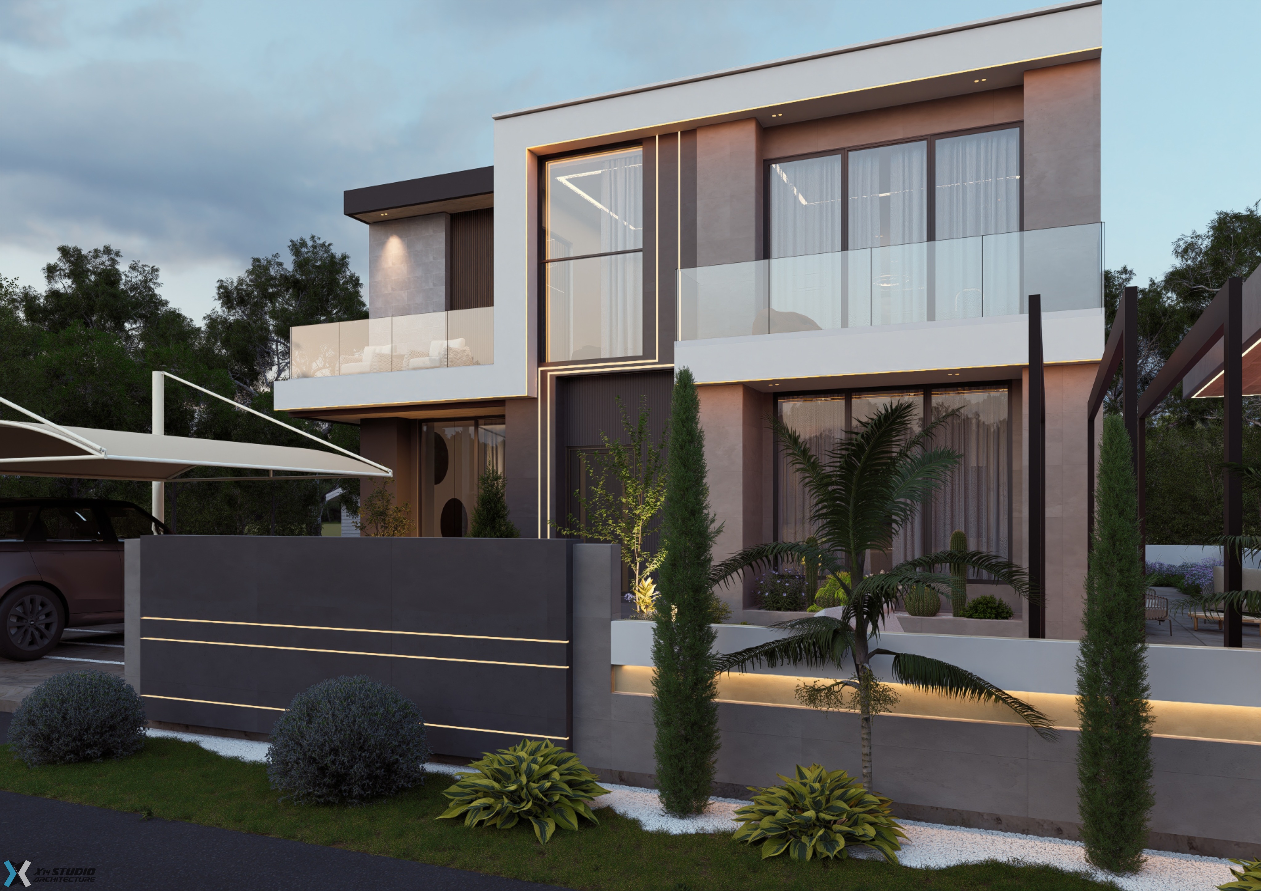 4 Bedroom Luxury Modern House (Building size - 130sqm) ID 9040