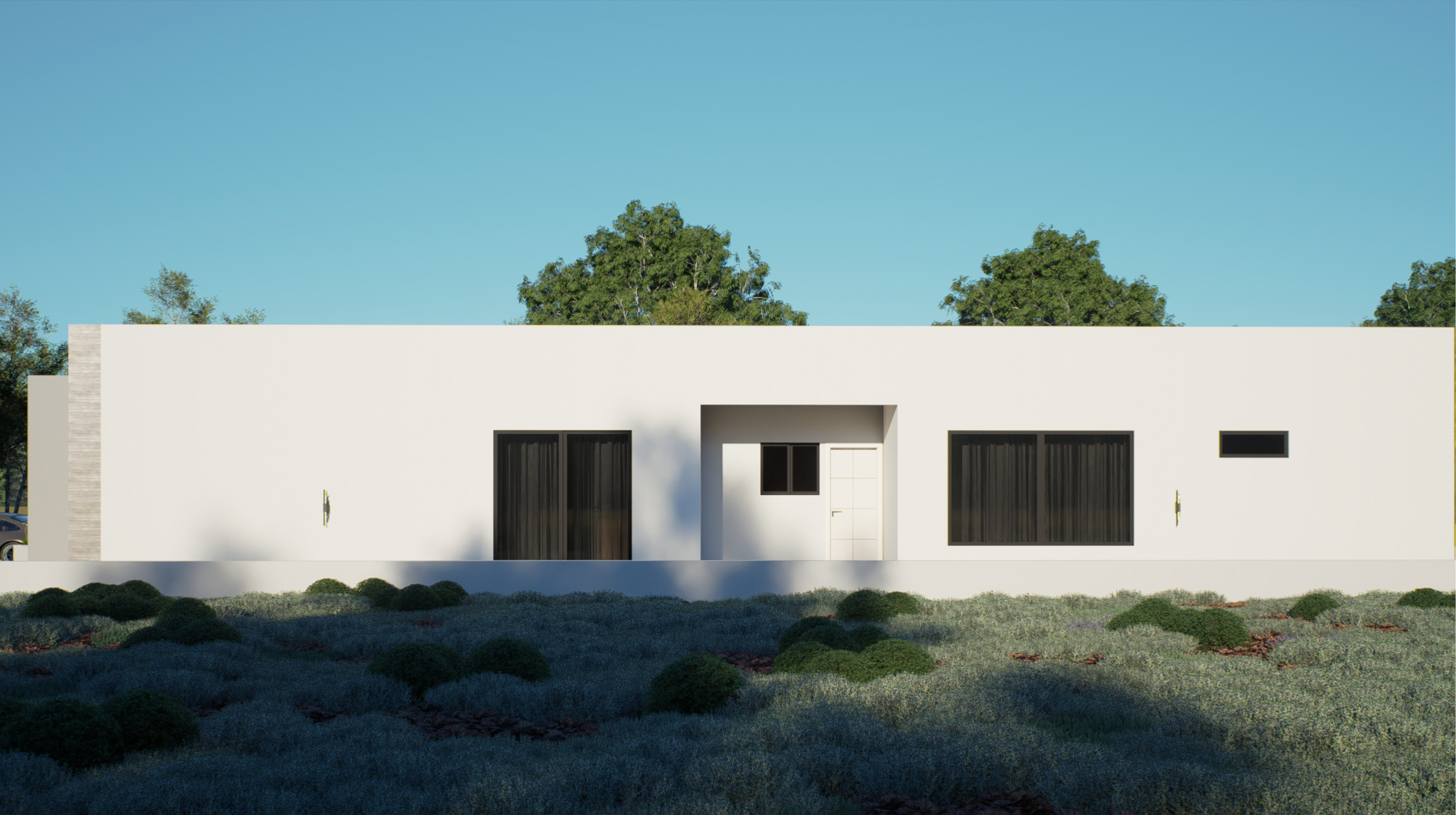 4 Bedroom Bungalow House Design (Building size 322sqm) ID 5478