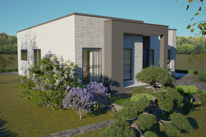 2 Bedroom Small House ( Building Size 143sqm) ID 1000