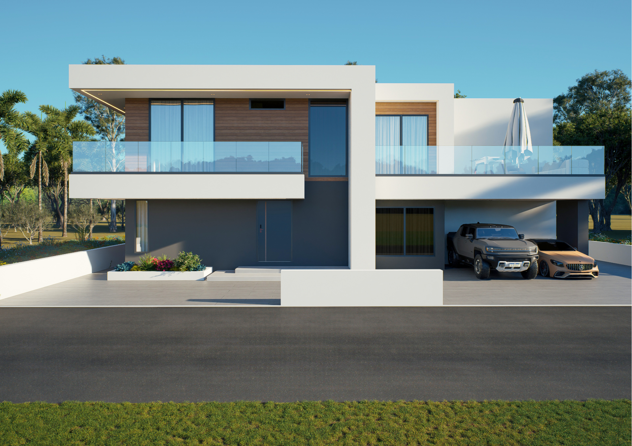 4 Bedroom Modern House (Building size - 190 sqm) ID 7356