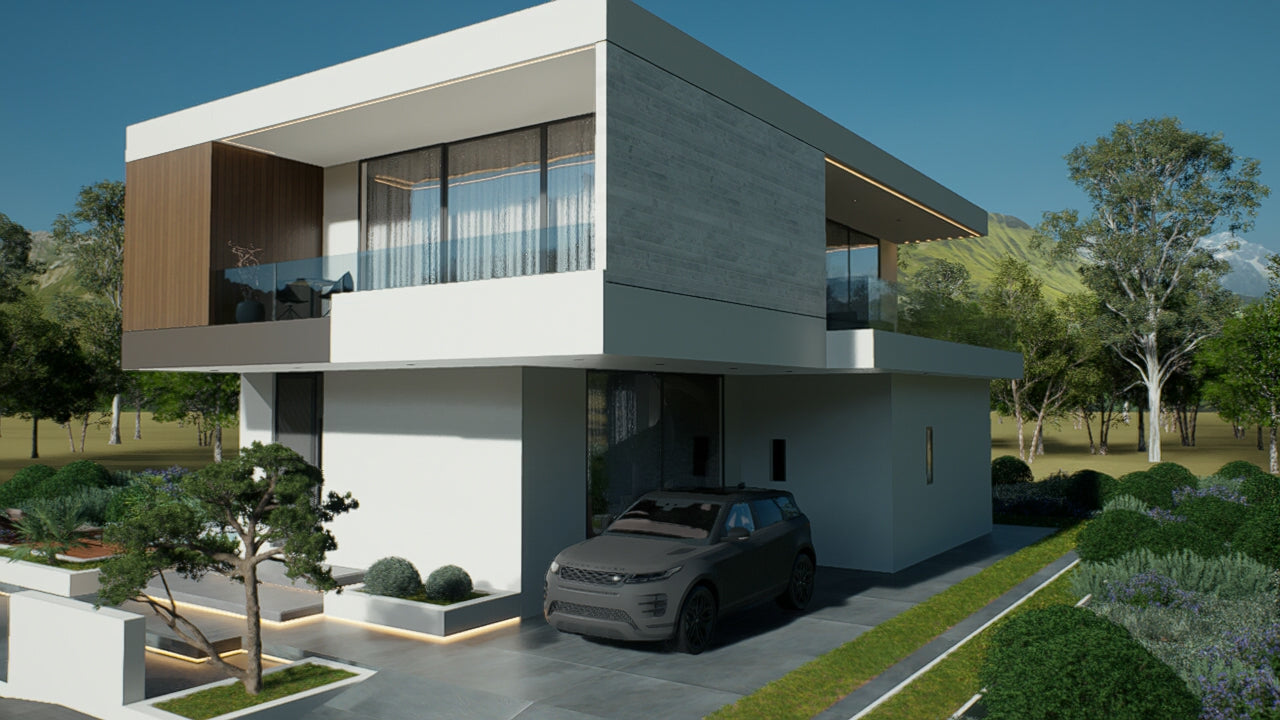 3 Bedroom Modern House (Building size - 117sqm) ID 8877