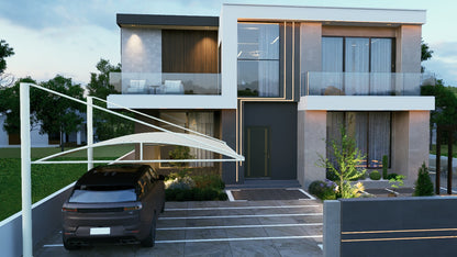 4 Bedroom Luxury Modern House (Building size - 130sqm) ID 9040
