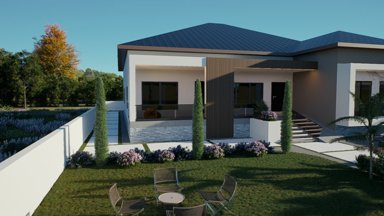 6 Bedroom Modern House (Building size - 459sqm) ID1104